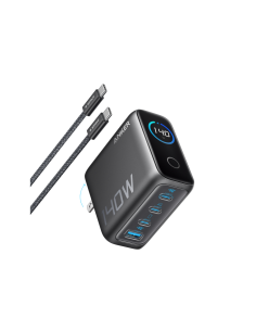 Anker B2697GZ1 cargador de dispositivo móvil Universal Gris Corriente alterna Carga rápida Interior