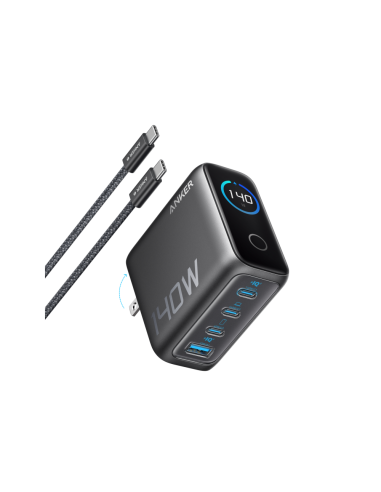 Anker B2697GZ1 cargador de dispositivo móvil Universal Gris Corriente alterna Carga rápida Interior