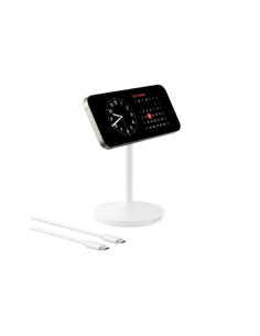 Anker MagGo Auriculares, Auriculares, Smartphone, Reloj inteligente Blanco USB Cargador inalámbrico Carga rápida Interior