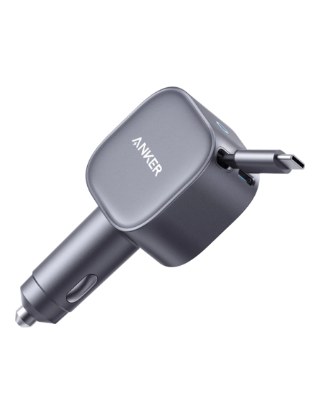 Anker A2738HA2 cargador de dispositivo móvil Universal Metálico Encendedor de cigarrillos Carga rápida Interior