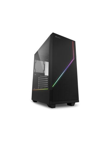 Sharkoon RGB FLOW Midi Tower Negro