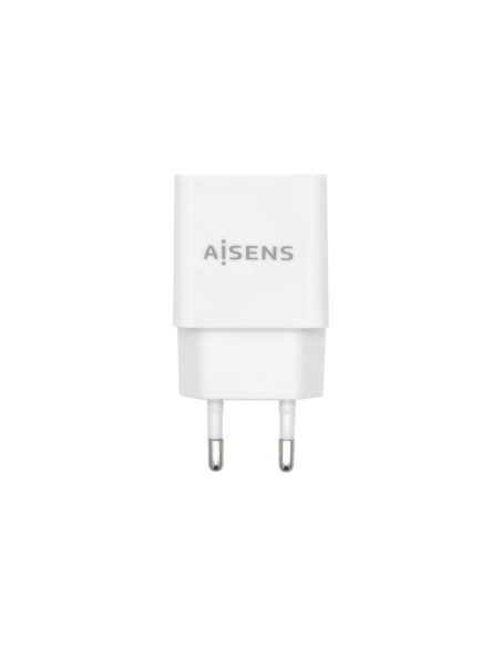 AISENS Cargador USB 10W Alta Eficiencia, 5V/2A, Blanco