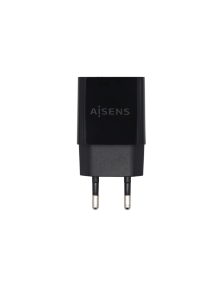AISENS Cargador USB 10W Alta Eficiencia, 5V/2A, Negro