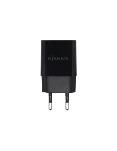 AISENS Cargador USB 10W Alta Eficiencia, 5V/2A, Negro