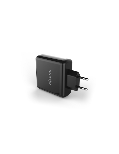 AISENS Cargador PD3.0 QC3.0 1 Puerto 1xUSB-C 60W, Negro