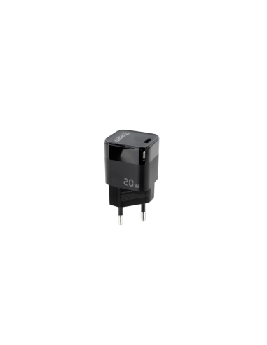 TooQ TQWC-PD20 cargador de dispositivo móvil Universal Negro Corriente alterna Carga rápida Interior