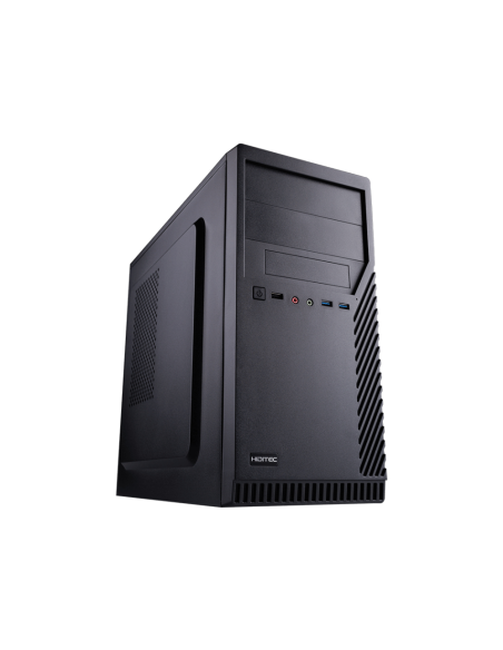 Hiditec CHA010012 carcasa de ordenador Micro Torre Negro