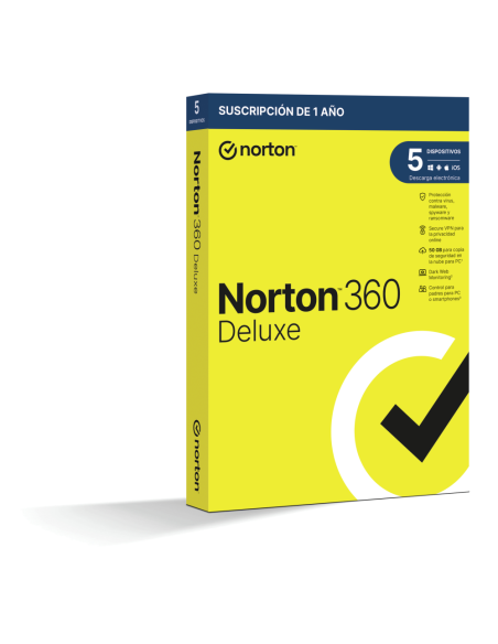Norton 360 Deluxe Seguridad de antivirus Base Español 1 licencia(s) 1 año(s)