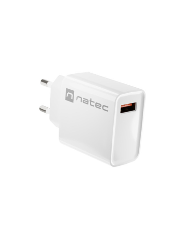 NATEC RIBERA Universal Blanco Corriente alterna Carga rápida Interior