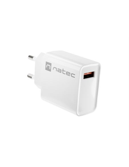 NATEC RIBERA Universal Blanco Corriente alterna Carga rápida Interior