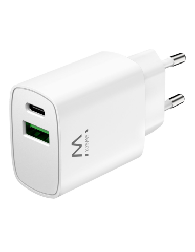 Ewent EW1321_R1 cargador de dispositivo móvil Universal Blanco Corriente alterna Carga rápida Interior