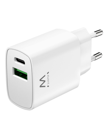 Ewent EW1321_R1 cargador de dispositivo móvil Universal Blanco Corriente alterna Carga rápida Interior