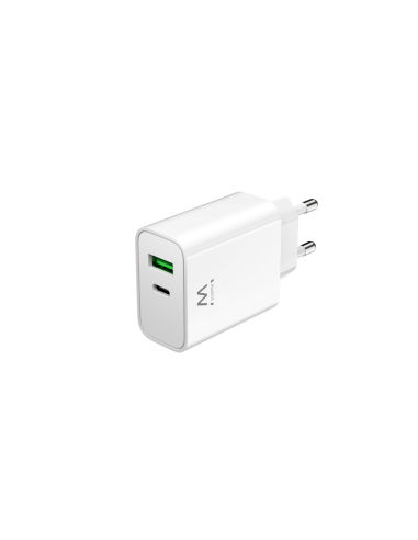 Ewent EW1325_R1 cargador de dispositivo móvil Universal Blanco Corriente alterna Carga rápida Interior
