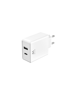 Ewent EW1328 cargador de dispositivo móvil Universal Blanco Corriente alterna Carga rápida Interior 2