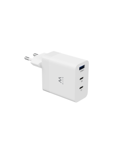 Ewent EW1323 cargador de dispositivo móvil Universal Blanco Corriente alterna Carga rápida Interior 2