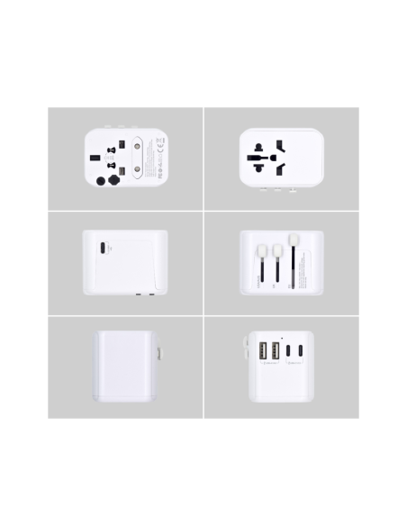 Ewent EW1470 cargador de dispositivo móvil Blanco