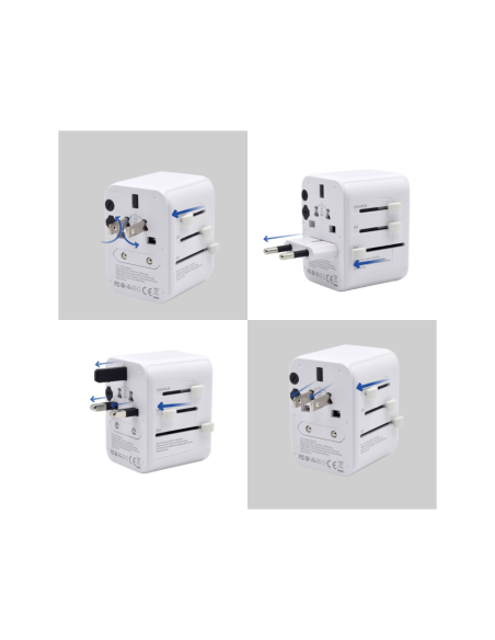 Ewent EW1470 cargador de dispositivo móvil Blanco