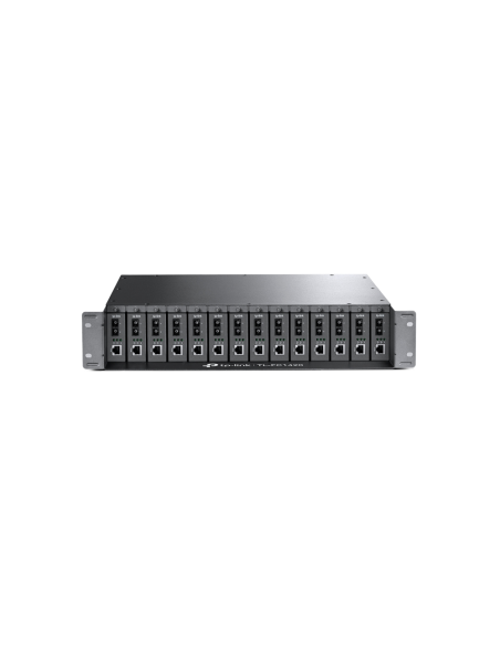 TP-Link TL-FC1420 chasis de red 2U Negro