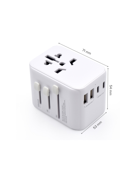 Ewent EW1470 cargador de dispositivo móvil Blanco