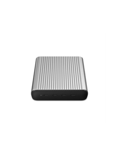 HYPER 245W GaN Desktop Charger Portátil, Smartphone, Tableta Negro, Plata Corriente alterna, Batería Carga rápida Interior