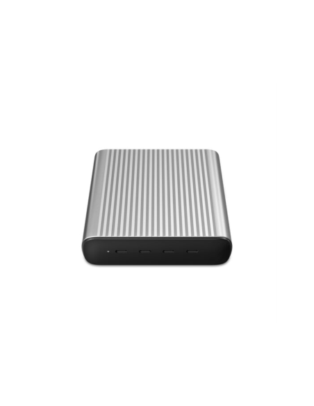 HYPER 245W GaN Desktop Charger Portátil, Smartphone, Tableta Negro, Plata Corriente alterna, Batería Carga rápida Interior