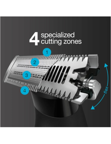 Braun XT5100 cortadora de pelo y maquinilla Negro, Plata