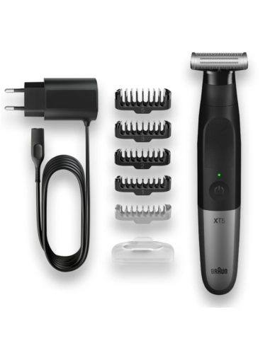 Braun XT5100 cortadora de pelo y maquinilla Negro, Plata