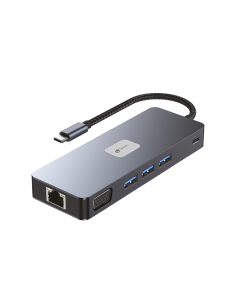 Leotec LEDS03 base para portátil y replicador de puertos Acoplamiento