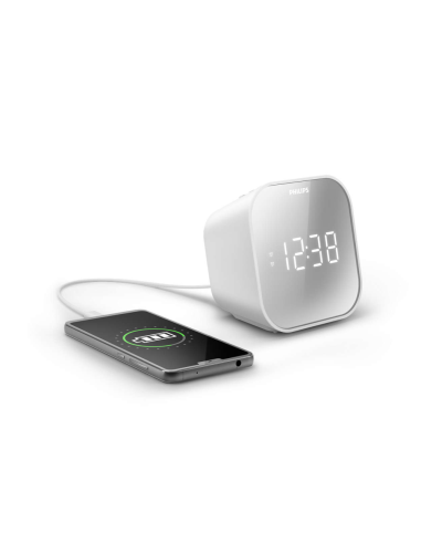 Philips TAR4406/12 despertador Reloj despertador digital Blanco
