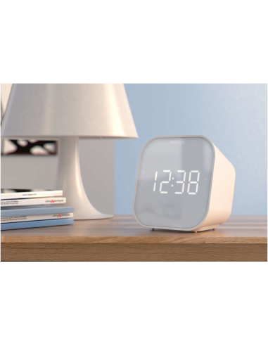 Philips TAR4406/12 despertador Reloj despertador digital Blanco