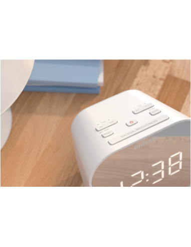 Philips TAR4406/12 despertador Reloj despertador digital Blanco