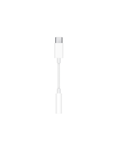 AISENS Conversor USB-C a audio estilo Apple, USB-C/M-Jack 3.5/H, Blanco, 15 cm