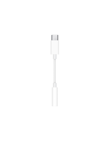 AISENS Conversor USB-C a audio estilo Apple, USB-C/M-Jack 3.5/H, Blanco, 15 cm