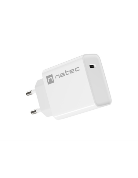 NATEC RIBERA Universal Blanco Corriente alterna Carga rápida Interior