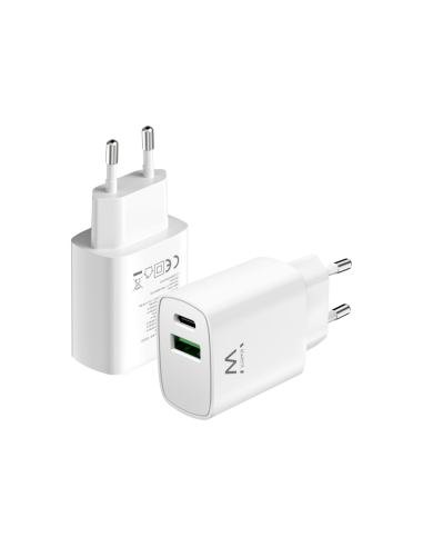 Ewent EW1321_R1 cargador de dispositivo móvil Universal Blanco Corriente alterna Carga rápida Interior