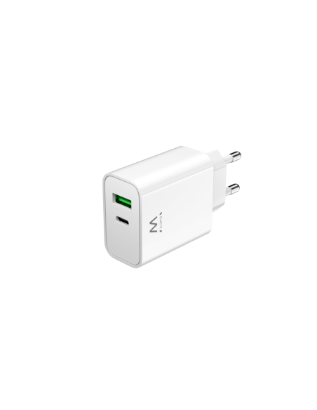 Ewent EW1325_R1 cargador de dispositivo móvil Universal Blanco Corriente alterna Carga rápida Interior