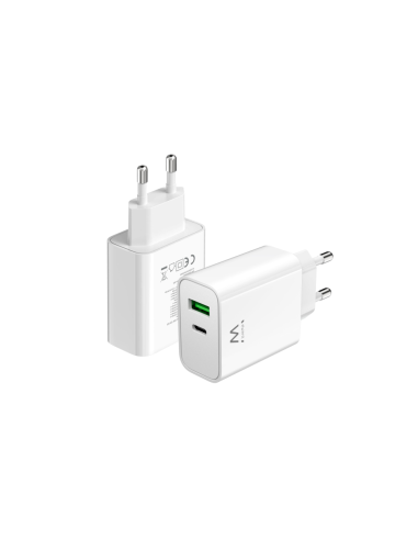 Ewent EW1325_R1 cargador de dispositivo móvil Universal Blanco Corriente alterna Carga rápida Interior