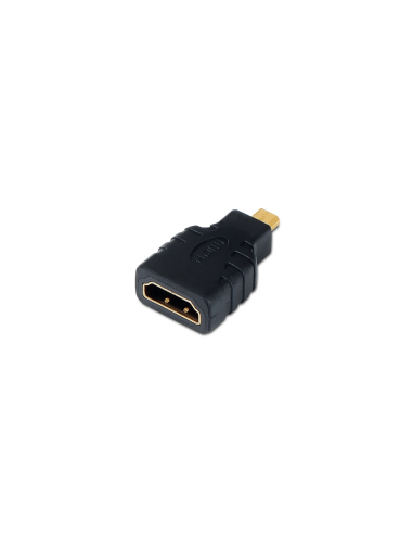 AISENS A121-0125 cambiador de género para cable HDMI Micro HDMI Negro