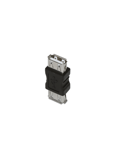 AISENS A103-0037 cambiador de género para cable USB A Negro