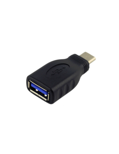AISENS A108-0323 cambiador de género para cable USB-C USB-A Negro