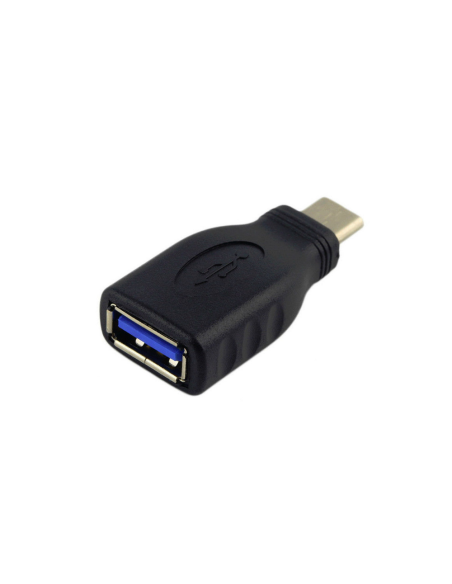 AISENS A108-0323 cambiador de género para cable USB-C USB-A Negro