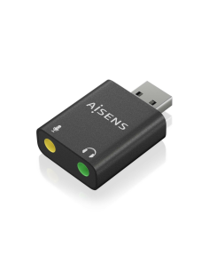 AISENS A106-0768 cambiador de género para cable 2x 3.5 mm 2