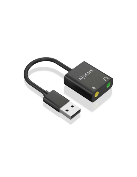 AISENS A106-0769 cambiador de género para cable 2x 3.5 mm