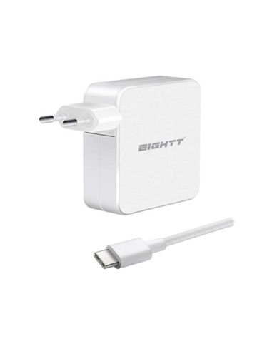 Eightt EC65 cargador de dispositivo móvil Universal Blanco Corriente alterna Carga rápida Interior