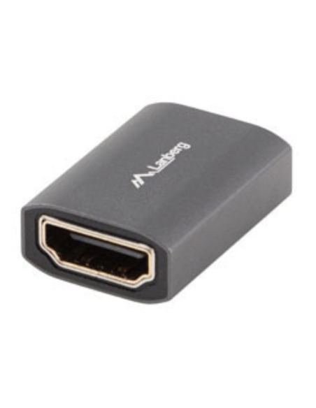Lanberg AD-HDMI-02 cambiador de género para cable HDMI-A female 2.1 Plata