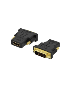 Ewent EC1371 cambiador de género para cable DVI-D 24+1 HDMI Negro