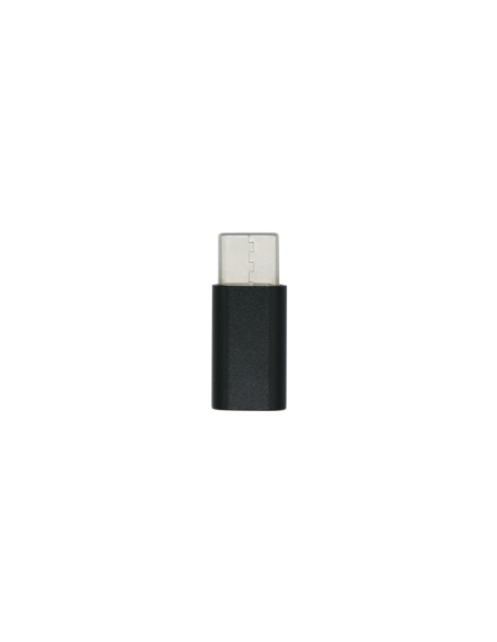 AISENS Mini Adaptador USB-? USB 2.0, Tipo Micro-B/H-USB-?/M, Negro