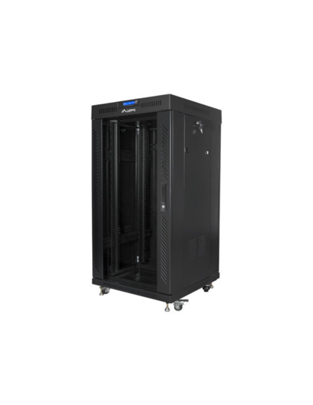 Lanberg FF01-6622-12BL armario rack 22U Rack o bastidor independiente Negro