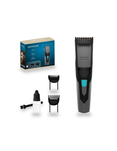 Cecotec PrecisionCare Barber Negro, Plata