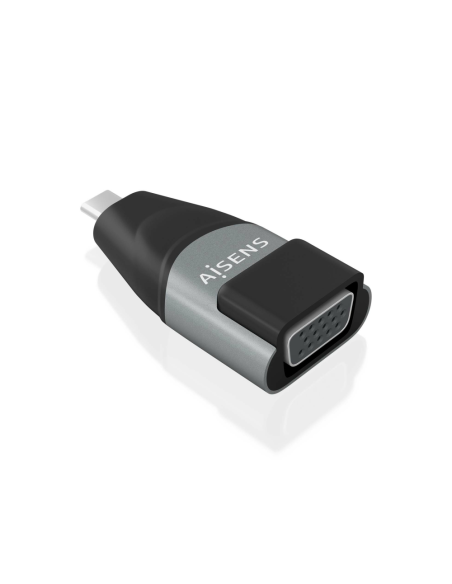 AISENS A109-0863 cambiador de género para cable USB C Negro, Gris
